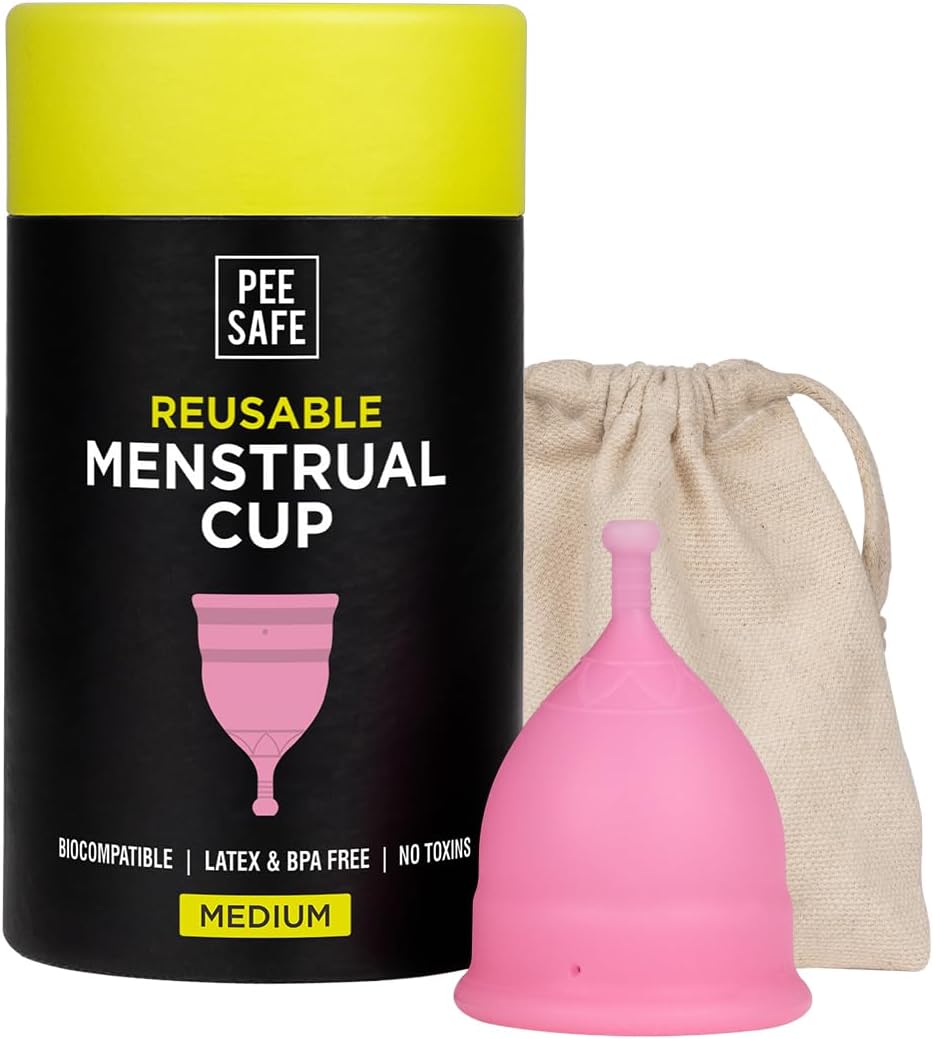 Pee Safe Menstrual Cup MEDIUM (Pink)