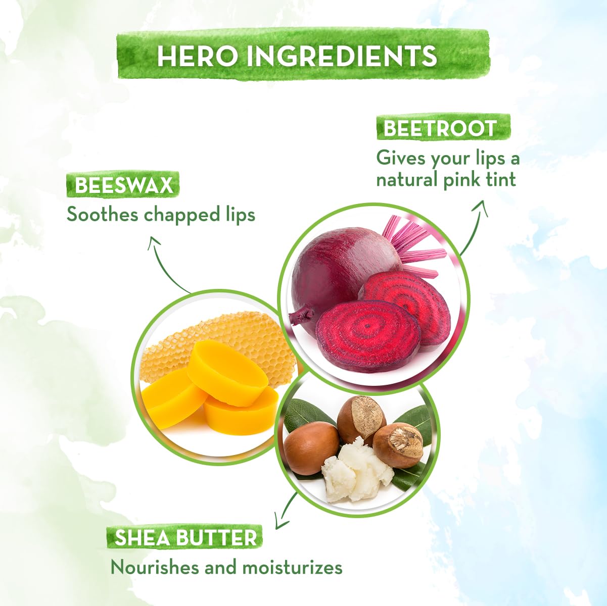 Mamaearth Beetroot Tinted 100% Natural Lip Balm Natural Pink Tint 2g