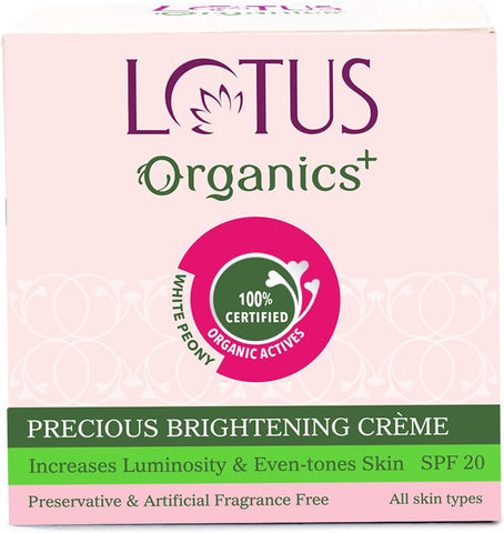 LOTUS Organics+ Precious Brightening Creme 50g -