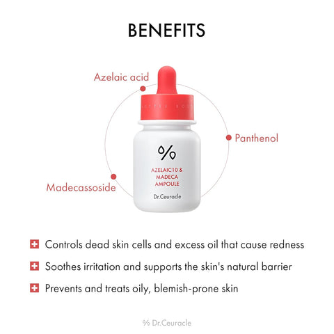 Dr.Ceuracle Azelaic10&Madeca Ampoule 30Ml