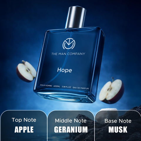 The Man Company HOPE EDP Premium Long Lasting Perfume for Men Eau de Parfum - 100 ml