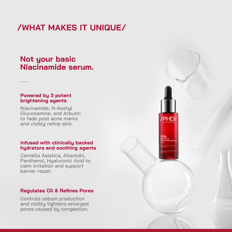 PHD 10% Niacinamide Spot Correcting Serum 30ml