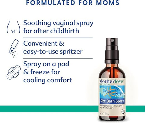 Motherlove Postpartum Sitz Bath Spray 2 fl oz (59 ml)