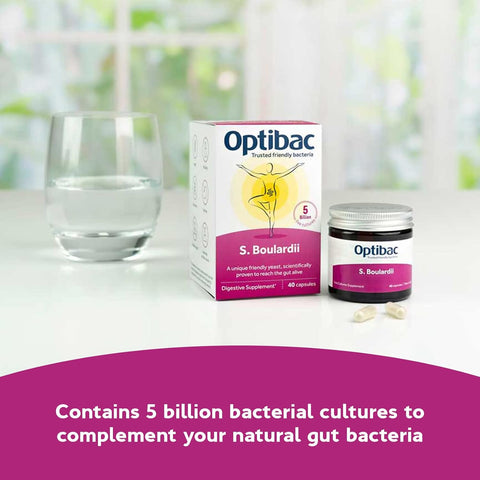 OptiBac Saccharomyces Boulardii Digestive Cap 16's