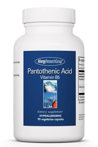 Allergy Research Pantothenic Acid (Vitamin B5)  90Caps