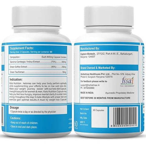 Herbal Max Keto Nutrition 30 Caps