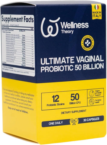 Wellness Theory Ult Vag Probiotics 50B Caps 30S