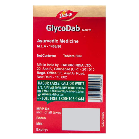 Dabur GlycoDab Tablets 60