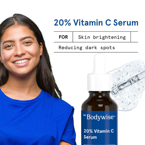 Be Bodywise 20% Vitamin C Serum for Bright & Glowing Skin 20ml