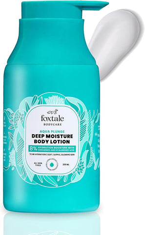 Foxtale Hydrating Body Lotion 72 Hr Hydration, Lightweight Serum-In-Lotion With Hyaluronic Acid & Ceramides
