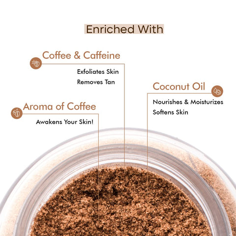 mCaffeine Exfoliating Coffee Body & Face Scrub