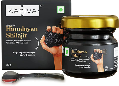 مجموعة Vedapure التيستوستيرون الداعمة وKapiva Himalayan Shilajit Combo