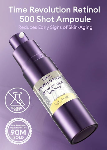 Missha Time Revolution Retinol 500 Shot Amp 10ML