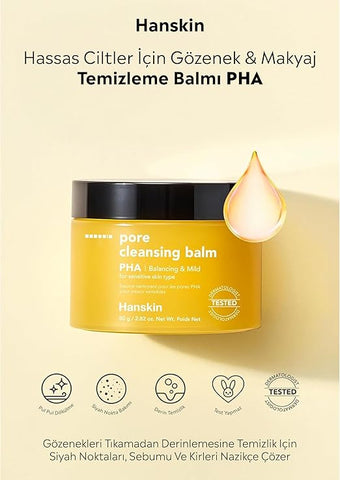 Hanskin Pore Cleansing Balm PHA Balancing & Mild 80G