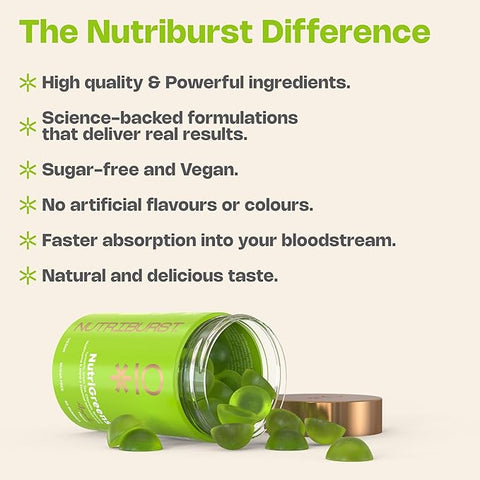 Nutriburst Nutri Greens 60 Gummies