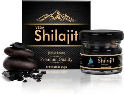 Vedapure Natural & Pure Shilajit/Shilajeet Resin for Men & Women ,25 Gram