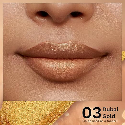 Pilgrim Glitter Lipstick Dubai Gold 4.2 gm