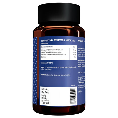 HK Vitals Muscle Builder (60 Tablets) | Blend Of Ashwagandha, Shatavari And Safed Musli | For Immunity, Muscle Strength And Vitality