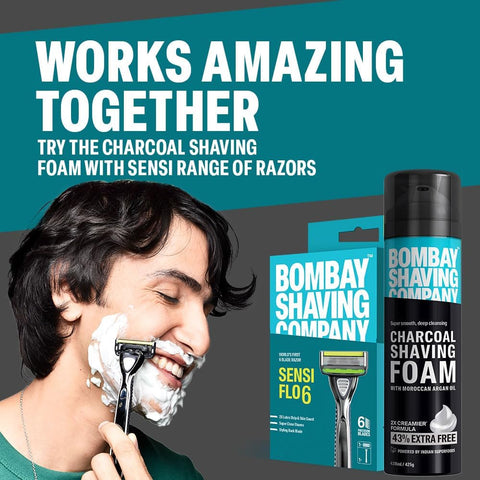 Bombay Shaving Company Charcoal Shaving Foam 425 g