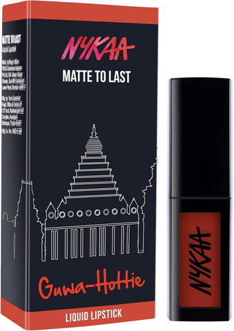 Nykaa Matte To Last ! Liquid Lipstick - Guwa Hottie -03