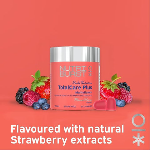 Nutriburst Total Care Plus  Mixed Berry  60 Gummies