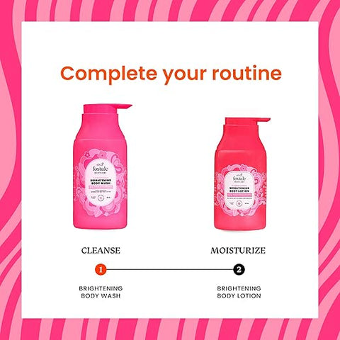 Foxtale Brightening Body Wash With Glycolic Acid & Niacinamide For Glowing Skin