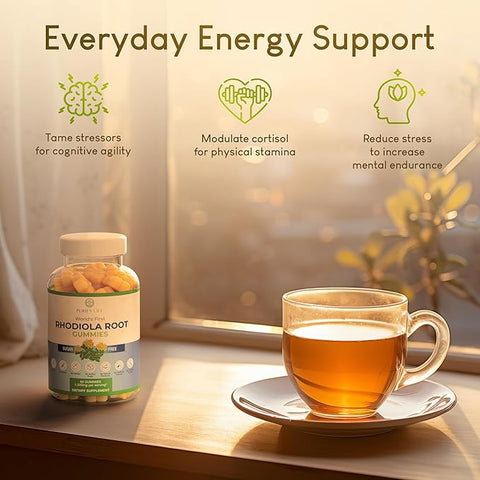 Purify Life World's First Sugar-Free Rhodiola Rosea Gummies 60