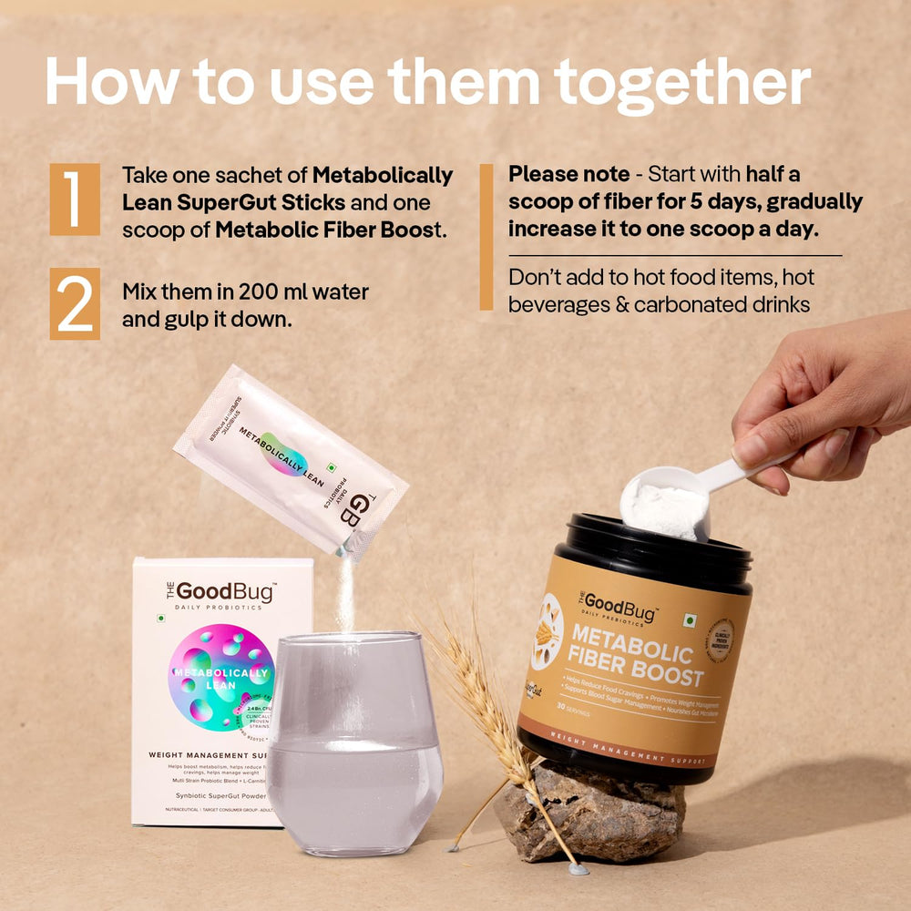 The Good Bug Metabolically Lean SuperGut Powder Probiotics +Metabolic ...
