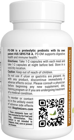 P3-OM - Probiotic and Prebiotic Supplement