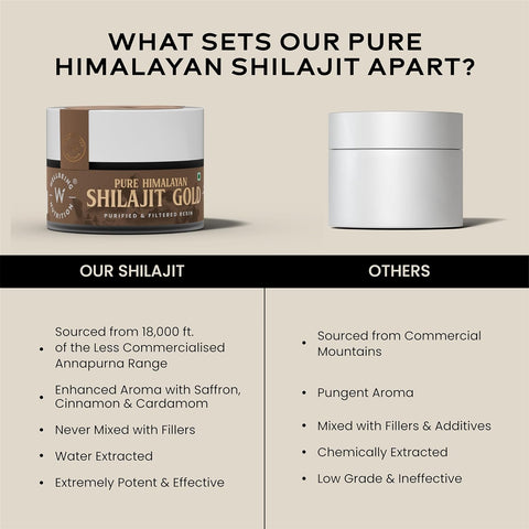 Wellbeing Nutrition Pure Himalayan Shilajit Gold Resin