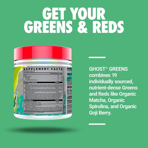 GHOST Greens Superfood Powder - 30 Servings, Lime Flavour – image 3