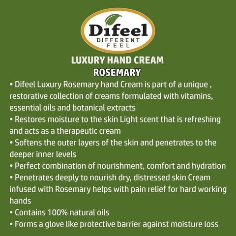 Difeel Hand Cream Rosemary 40G