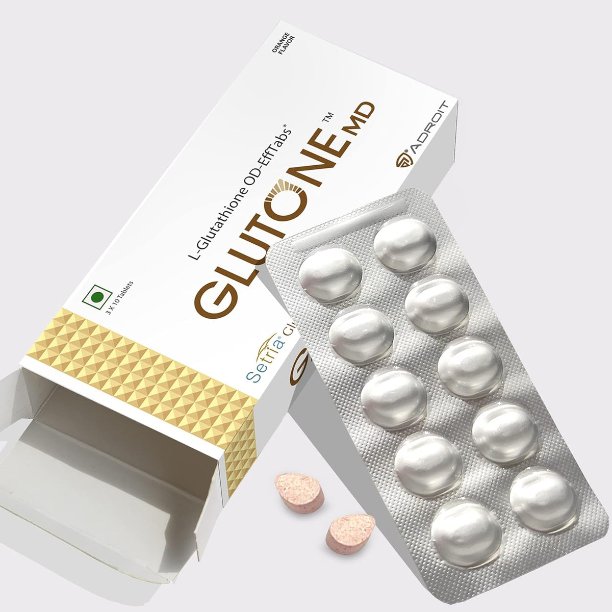 glutathione capsule price in kuwait L-Glutathione 500mg Glutone MD L-Glutathione OD- Effervescent