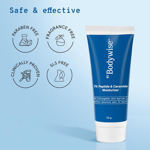 Be Bodywise 1% Peptide & Ceramide Moisturizer (50g)