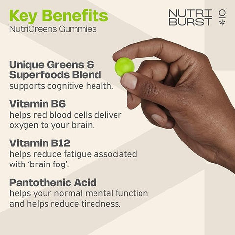 Nutriburst Nutri Greens 60 Gummies