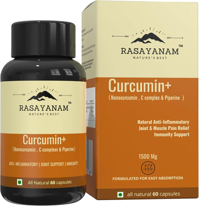 Rasayanam Curcumin+ 1500mg 60 Capsules