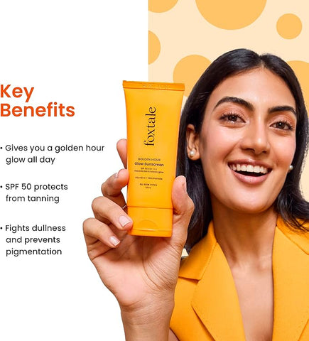 Foxtale Glow Sunscreen Spf 50 Pa++++ 50Gm