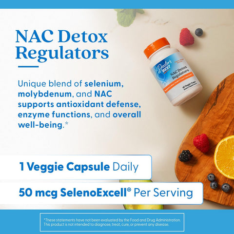 DR BEST NAC DETOX REGULATORS 60VCAPS
