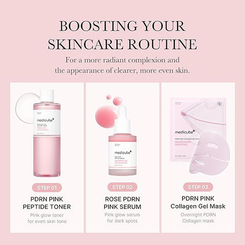 Medicube Salmon DNA PDRN Pink CICA Soothing Toner I Pink Glow Toner