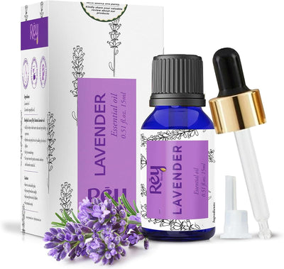 Rey Naturals Lavender Essential Oil pure 100 natural 15 ml