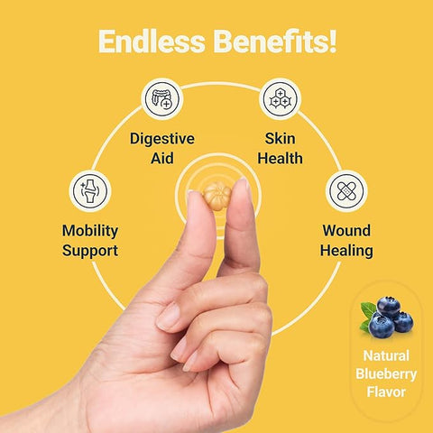 Purify Life Sugar-Free Colostrum Gummies 90 Natural Blueberry Flavor