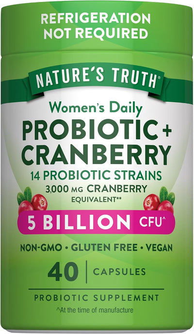 NT WOMAN PROBIOTIC CRANBERRY 40CAP