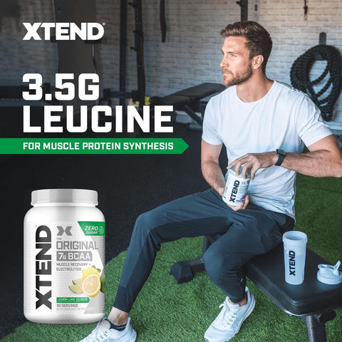 مسحوق XTEND BCAA الأصلي بنكهة الليمون والليمون الحامض 90 قرصًا