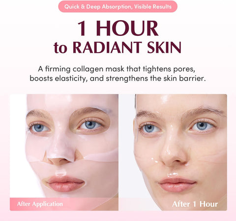 Equalberry Collagen Pore-Tight Up Hydrogel Mask 30G | 4Sheets