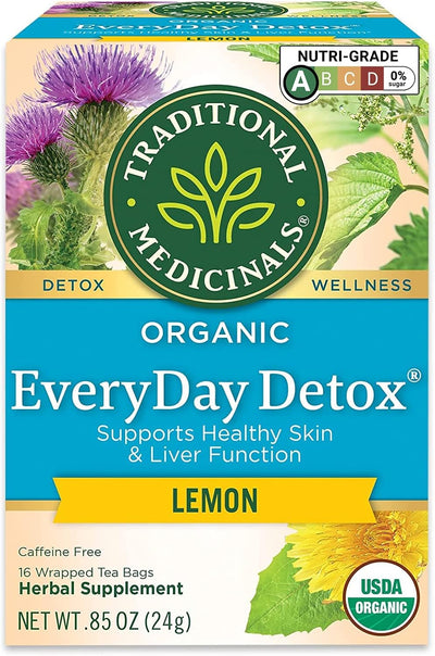 Traditional Medicinals Tea Everyday Detox Lem