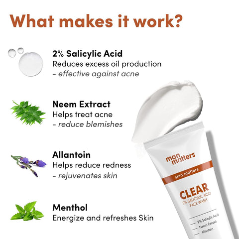 Man Matters Clear 2% Salicylic Acid Face