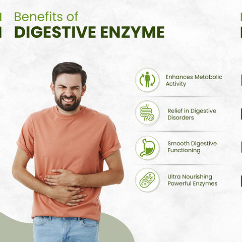 Himalayan Organics Digestive Enzyme 375mg 90 Tablets