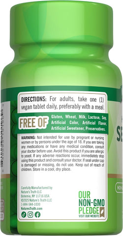 NT SELENIUM 200MCG 100TAB (24/CASE)