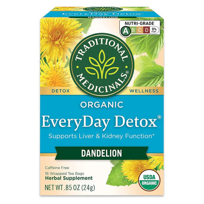Traditional Medicinal Everyday Detox Dandelion, 16 Teabags