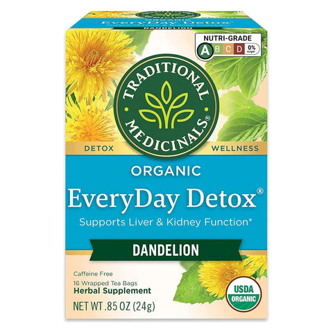 Traditional Medicinal Everyday Detox Dandelion, 16 Teabags